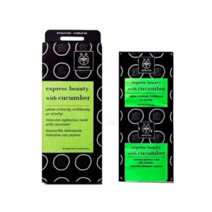 Apivita Express Beauty Mascarilla Hidratante Con Pepino 2 X 8 Ml