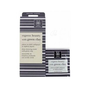 Apivita Express Beauty Mascarilla Limpieza Profunda Arcilla Verde 2 X 8 Ml